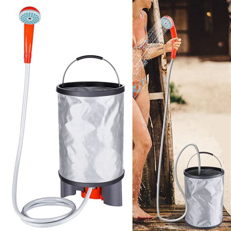 10 in 1 Portable Camping Shower Kit, Handheld Outdoor Shower Rechargeable Camping Showerhead ...