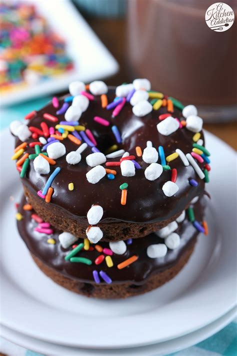 Hot Chocolate Donuts - A Kitchen Addiction