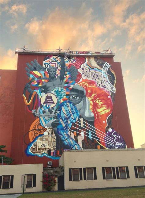 Colorful Image Mashups Form Vibrant Murals by Tristan Eaton | Amazing street art, Street art ...