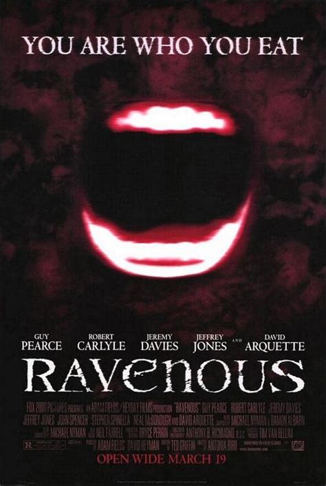 Ravenous Movie Poster (1999) – 90's Movie Nostalgia