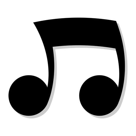 Icono de vector de notas de música 546132 Vector en Vecteezy