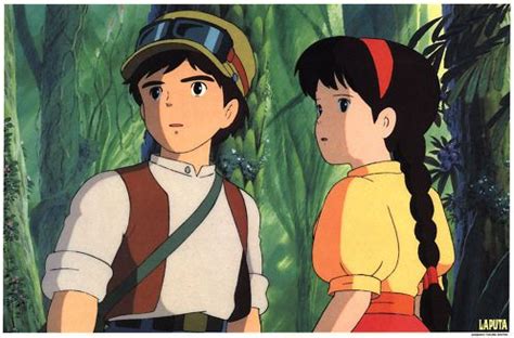 Sheeta and Pazu Castle in the Sky. :-) | Castle in the sky, Studio ghibli movies, Ghibli art