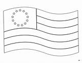 American Flag Printable Coloring Page A Patriotic Activity For Kids sketch template