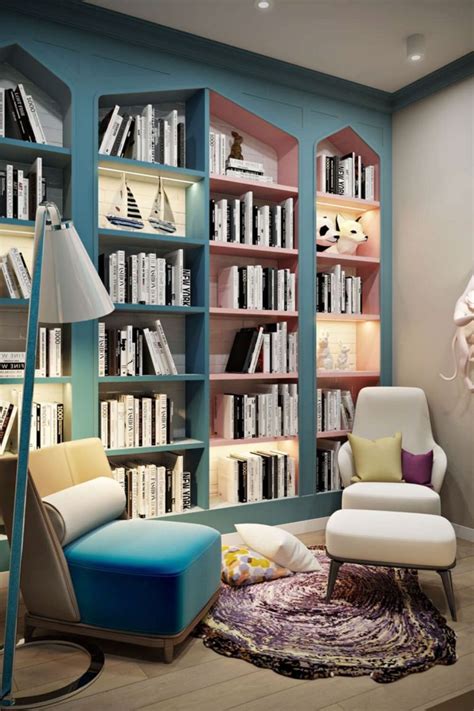 Interior small Library 5 | Home library design, Small home libraries, Small home library