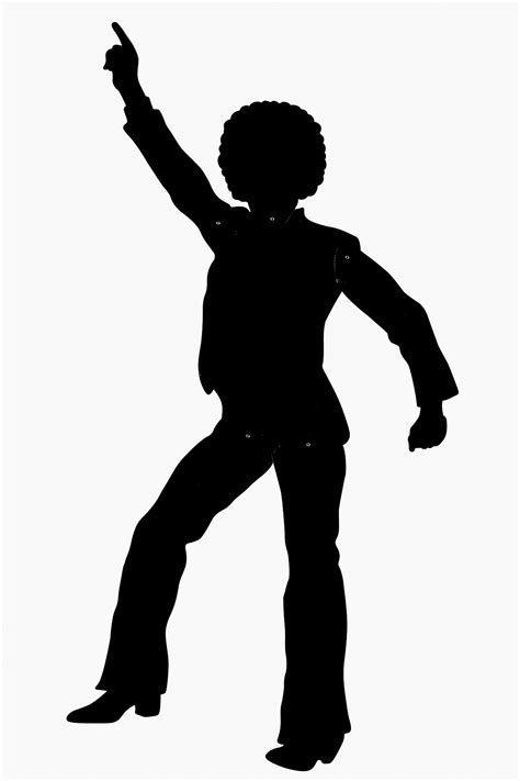 black disco dancer 70s - Clip Art Library