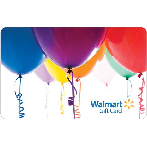 Balloons Walmart Gift Card - Walmart.com