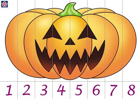Free Printable Pumpkin Matching Puzzles | TeachersMag.com | Free printables, Free, Fall crafts