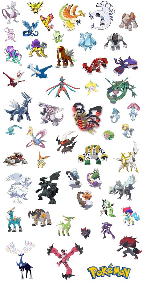 All Legendary Pokemon by faithless12 on DeviantArt