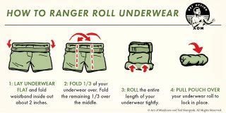 How to Pack a Bag Using the Ranger Roll - Distinguish manhood