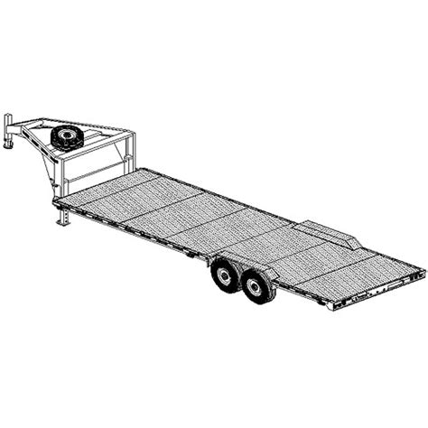 26’x102″ Gooseneck Trailer Plans – Model 26XT *As Seen on Xtreme 4×4* | Gooseneck trailer ...