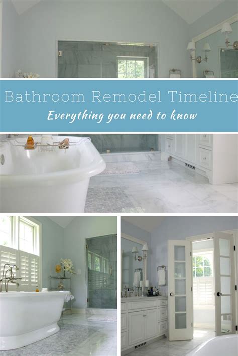 Bathroom Remodel Timeline: Everything you Need to Know | Bathrooms remodel, Remodel, Bathroom