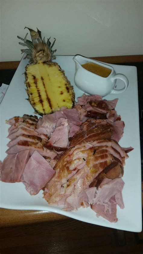 Baked Ham with Cloves and a Pineapple Dijon Glaze.... | Recipes & Culinary Creations