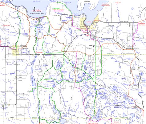 ATV ORV OHV UTV Routes Alger County Munising AuTrain Michigan Interactive™