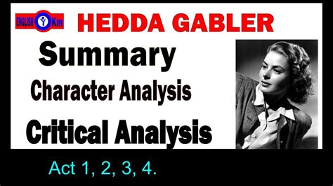 Hedda Gabler Summary, analysis Notes.English Drama - YouTube