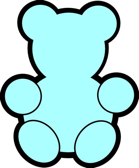 Blue Teddy Bear Clipart | Free download on ClipArtMag