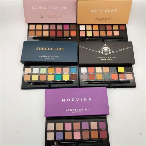 2019 Hot Sale Anastasia Beverly Hills MODERN Renaissance Eye Shadow Plate PRISM Glitter ...