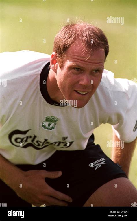 Liverpool goalkeeper brad friedel stretches legs hi-res stock photography and images - Alamy