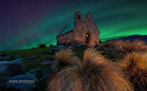 Aurora Australis over Lake Tekapo, New Zealand What A Beautiful World ...