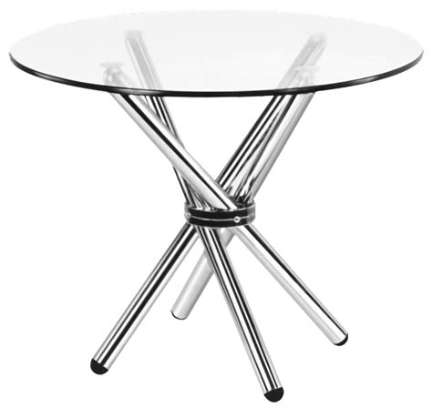 Stainless Steel Modern Round Glass Top Table, For Home at Rs 2000 in New Delhi