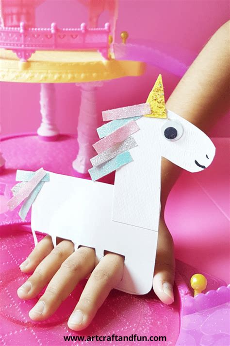 Finger Puppet Unicorn Craft