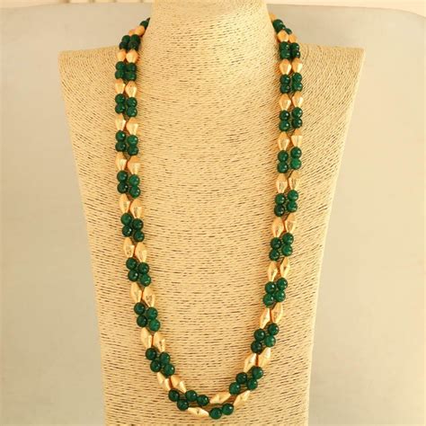 Unique Bead Necklaces, Gold Jewelry Simple Necklace, Pearl Necklace Designs, Beaded Jewelry ...