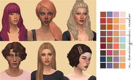 Sims 4 Hair Recolors Custom Content You Will Love — SNOOTYSIMS