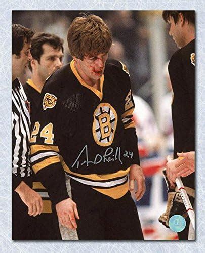 Terry O'Reilly Signed Picture - Bloody Face 16x20 Fight - Autographed ...