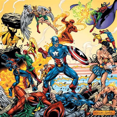 jsa vs invaders/Search//Home/ Comic Art Community GALLERY OF COMIC ART | Marvel × DC | Pinterest ...