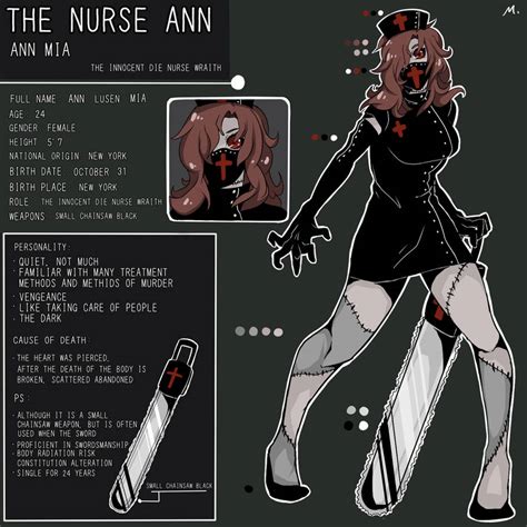 CreepypastaOC:The nurse ANN by yaguyi on DeviantArt