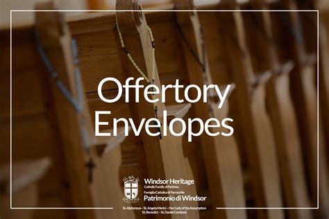 2024 Offertory Envelopes | Windsor Heritage Catholic Family of Parishes ...