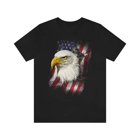 American Bald Eagle USA Flag Shirt, Eagle Lover Shirt, American Patriot ...