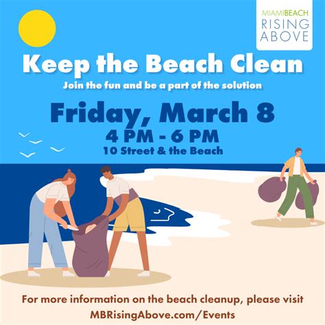 Spring Break Beach Cleanup - City of Miami Beach