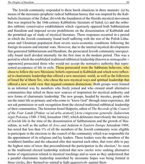 The Origins of Hasidism — Rachel Elior - - - - Thread from 𝕊𝕙𝕒𝕞𝕤 ...