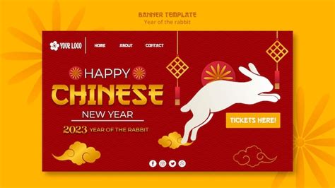 Free PSD | Chinese new year banner template