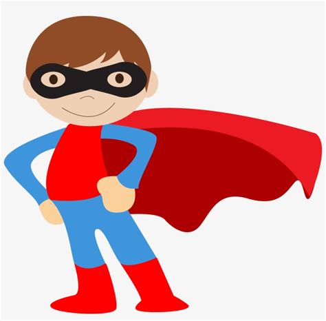 Cute Boy Superhero clipart - Clipart World