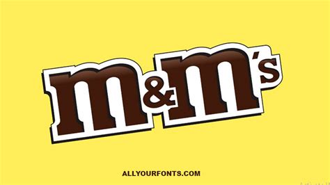 M&M’s Logo Font - Free Fonts