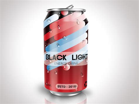 Energy Drink Can Design by Suchetan on Dribbble