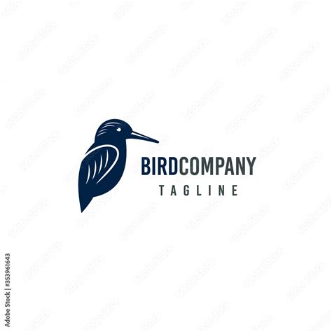 Kingfisher bird logo design. Awesome a kingfisher bird logo. A ...