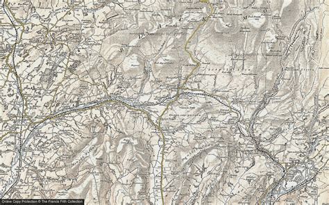 Historic Ordnance Survey Map of Lower Brynamman, 1900-1901