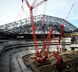 Globe Life Field's Last Retractable Roof Truss Installed | Ballpark Digest