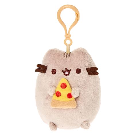 Pusheen© Pizza Plush Keyring Clip | Claire's US