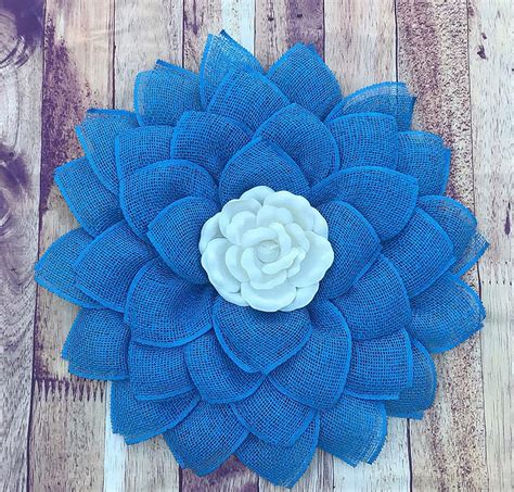 Flower Wreath Little Boy's Room Decor Everyday Wreath | Etsy | Everyday wreath, Blue flower ...