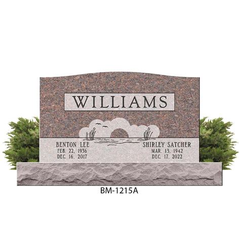 Double Headstone, Gravestone, and Tombstone Prices — Brown Memorials