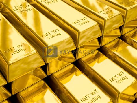 Stacks of gold bars close up by dimol Vectors & Illustrations Free download - Yayimages