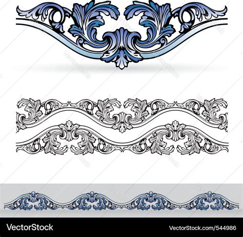 Filigree design elements Royalty Free Vector Image