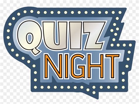 Quiz Night Logo - Quiz Night - Free Transparent PNG Clipart Images Download