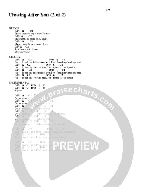 Chasing After You Chords PDF (Bethany Music / Jonathan Stockstill ...