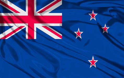 Detailed, Large Size New Zealand Map and Flag – Travel Around The World ...