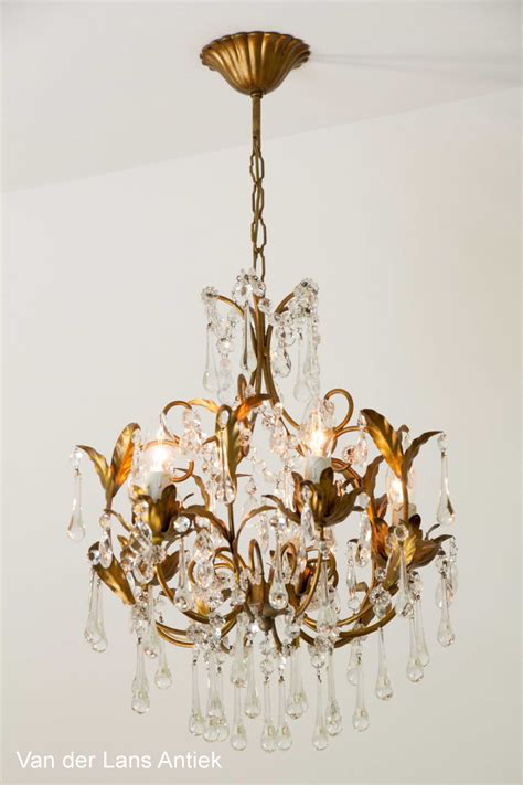 Italian chandelier / sold - Van der Lans Antique Chandeliers