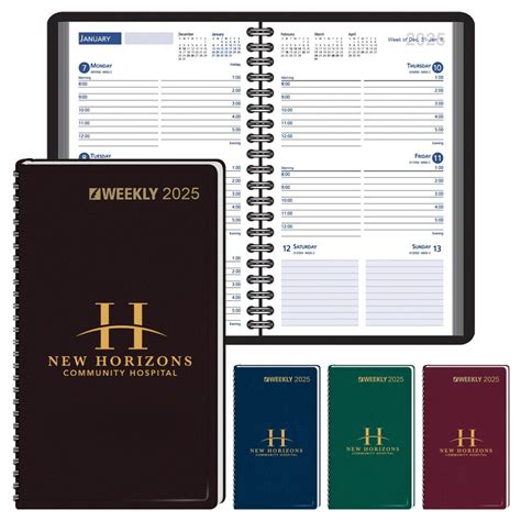 Weekly Spiral Planner - Personalization Available | Positive Promotions